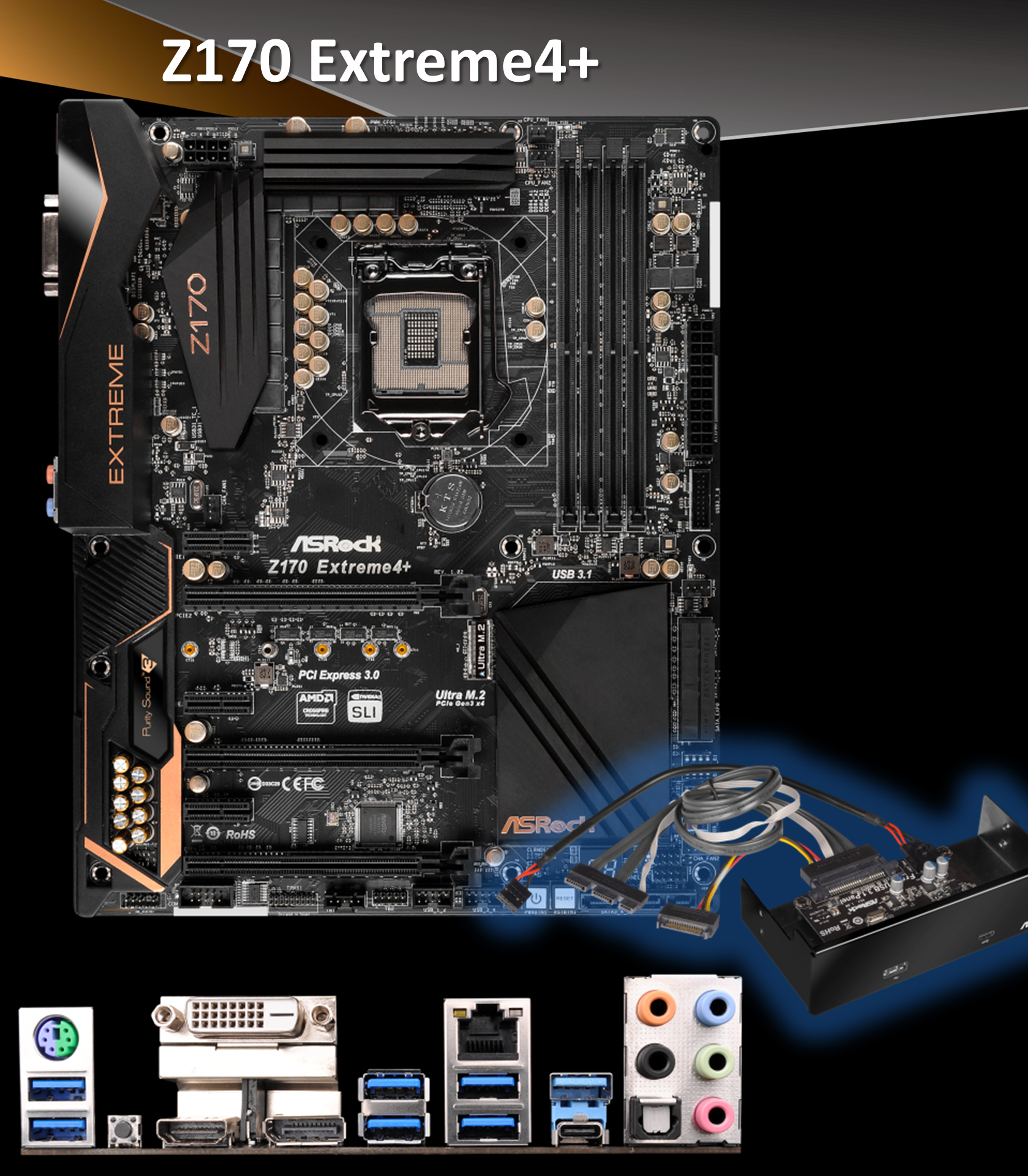 マザーボード】ASRock Z170 Extreme4 ATX DDR4 - PCパーツ